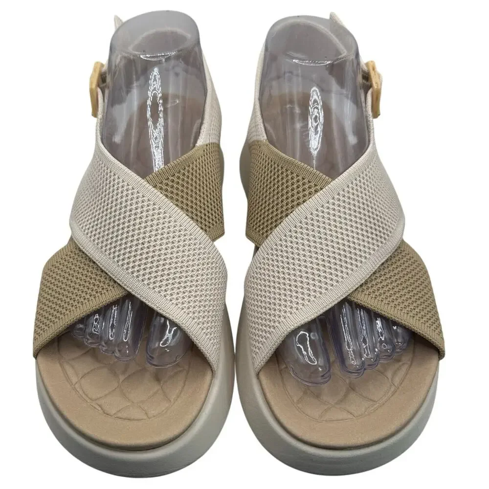 VIVAIA Kara AdaptAll Sport Sandals Dual Arch Support Beige EU 40 - Picture 1 of 9